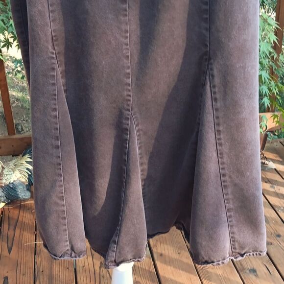 J. Jill Chocolate Brown Maxi Skirt - Picture 3 of 9